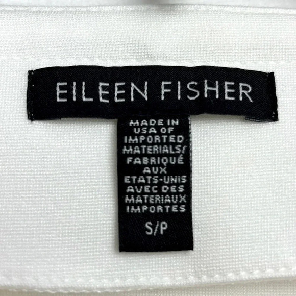 Eileen Fisher Women Office Wear Ivory Flex Tencel Ponte Zip Jacket Blazer Sz S - Picture 10 of 12